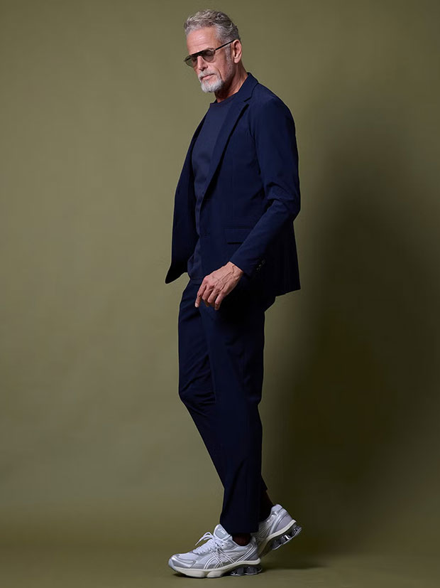 junhashimoto TRAVEL JACKET and 1 TUCK EASY PANTS / NAVY