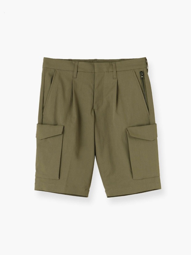 junhashimoto P07 ORIGAMI SHORTS 21ss / KHAKI