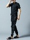 wjk U.S.A cotton H/S C/S / BLACK