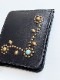 HTC BLACK WALLET T-5 SN33 TQ BLACK/BRASS