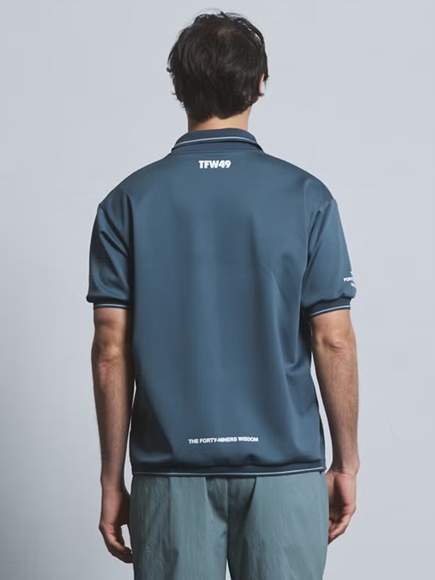 TFW49 SS POLO / CHARCOAL/NAVY