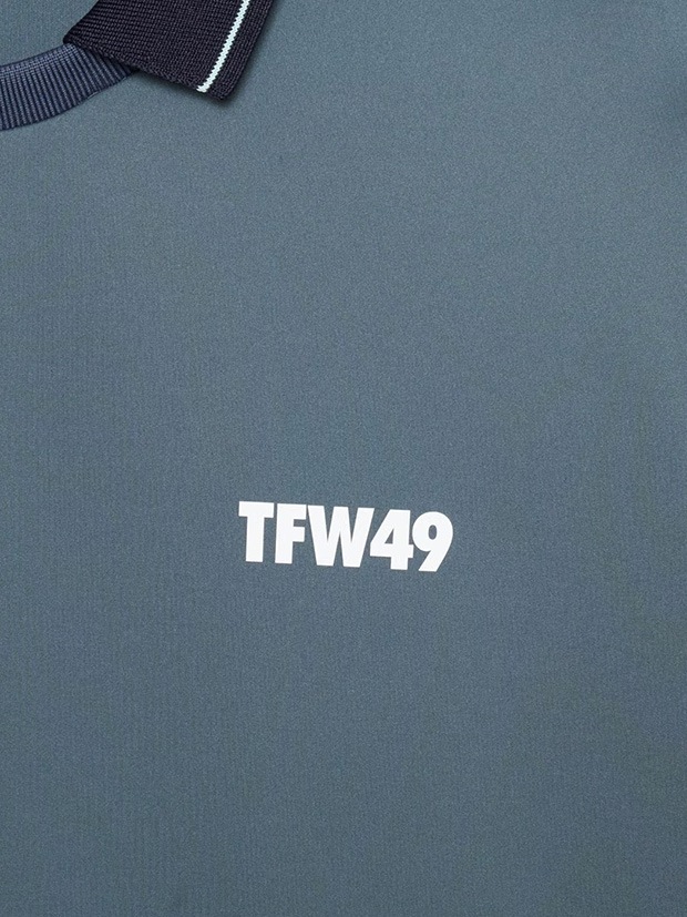 TFW49 SS POLO / CHARCOAL/NAVY