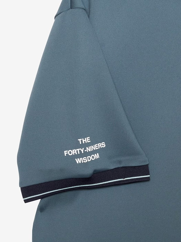 TFW49 SS POLO / CHARCOAL/NAVY