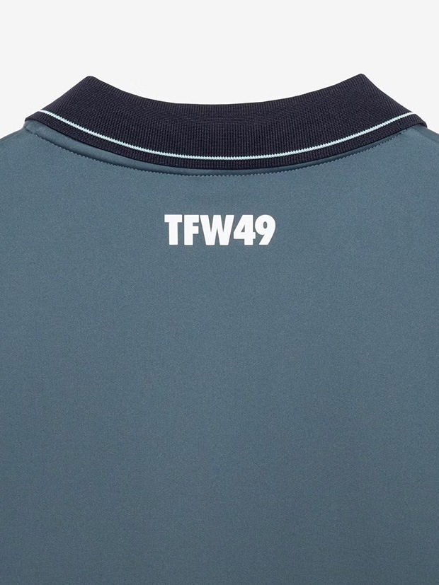 TFW49 SS POLO / CHARCOAL/NAVY