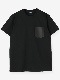 junhashimoto CU10 LEATHER POCKET T / BLACK