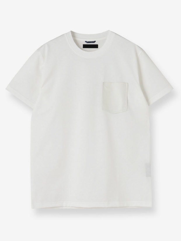 junhashimoto CU10 LEATHER POCKET T / WHITE