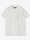 junhashimoto CU10 LEATHER POCKET T / WHITE