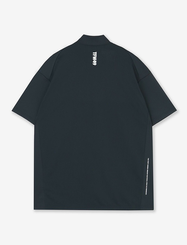 TFW49 RELAX MOCK NECK T / BLACK