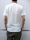 junhashimoto S/S OVER SIZE ROLL UP TEE / WHITE