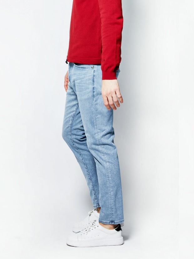 junhashimoto D04 EDWIN SLIM JERSEYS / ICE BLUE