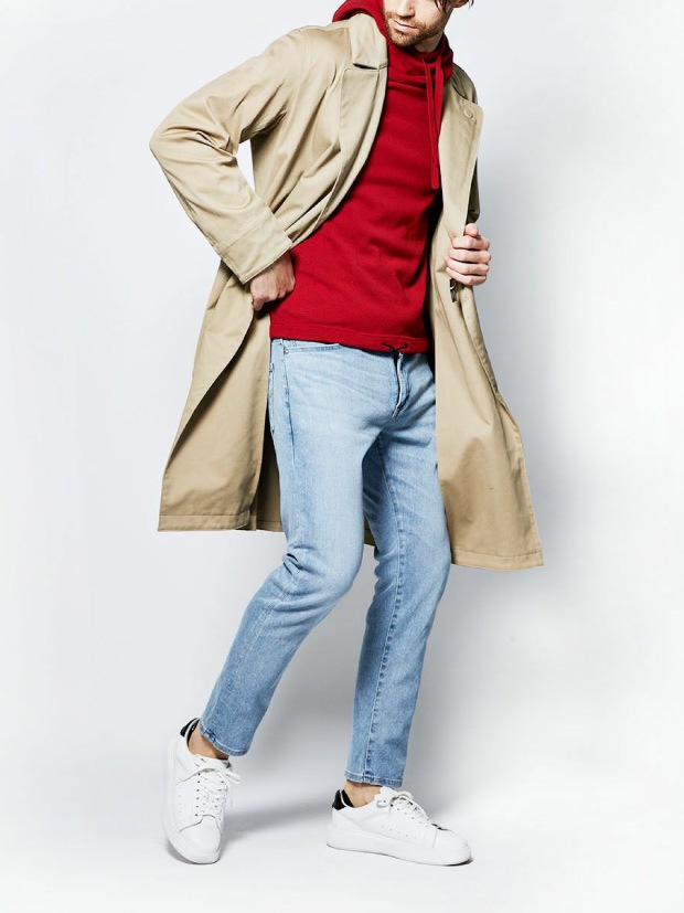 junhashimoto D04 EDWIN SLIM JERSEYS / ICE BLUE