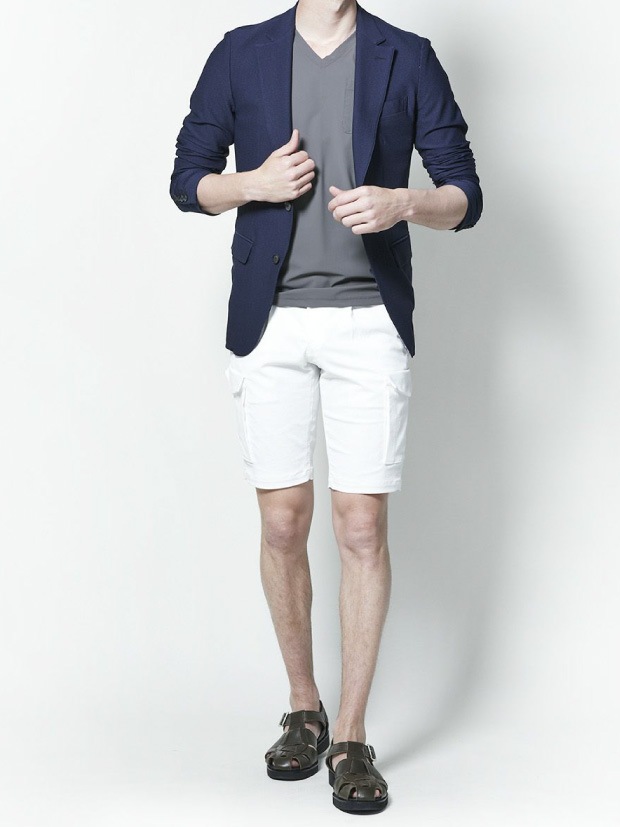 junhashimoto J06 BYUNx2SUCCAR JACKET / NAVY