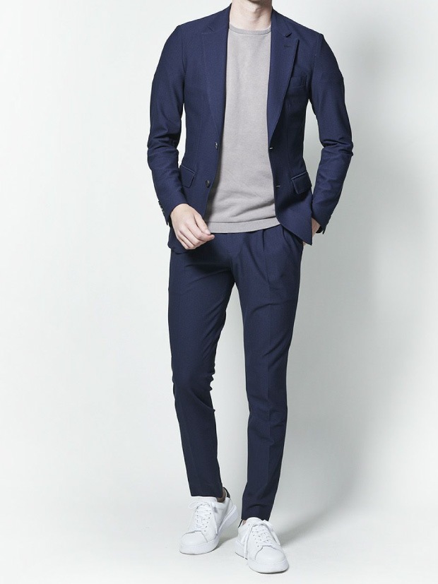 junhashimoto J06 BYUNx2SUCCAR JACKET / NAVY