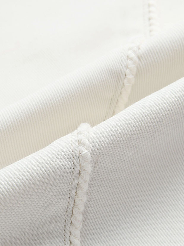 SeaGreen TWILL LOOSE PANTS / IVORY