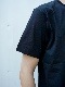 junhashimoto S/S OVER SIZE ROLL UP TEE / BLACK