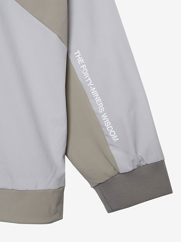 TFW49 SIDE PANEL SHELL PULLOVER / GREIGE