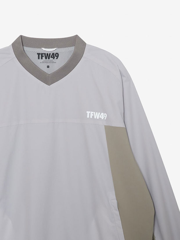 TFW49 SIDE PANEL SHELL PULLOVER / GREIGE