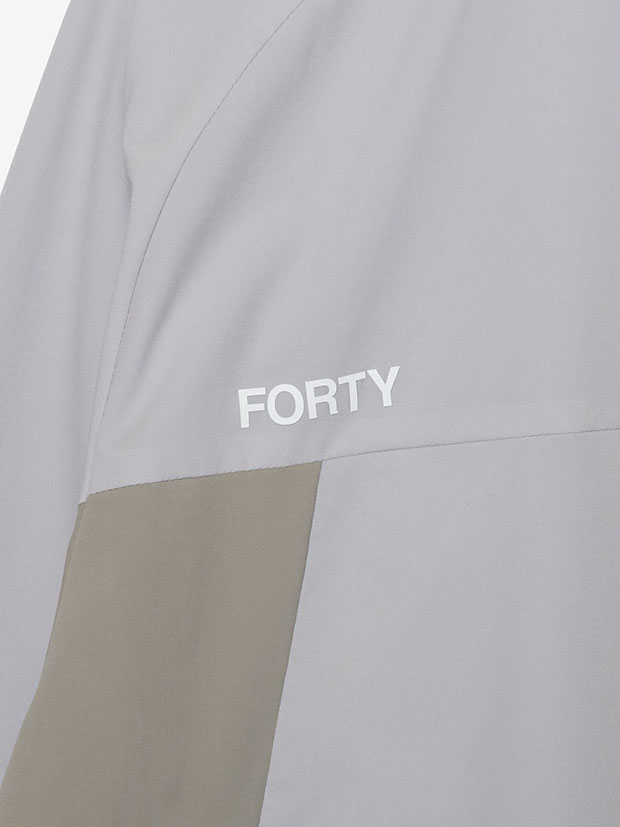 TFW49 SIDE PANEL SHELL PULLOVER / GREIGE