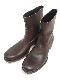 C DIEM S21M Vaqueta back zip boots BROWN