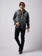 wjk light crash western shirts / charcoal