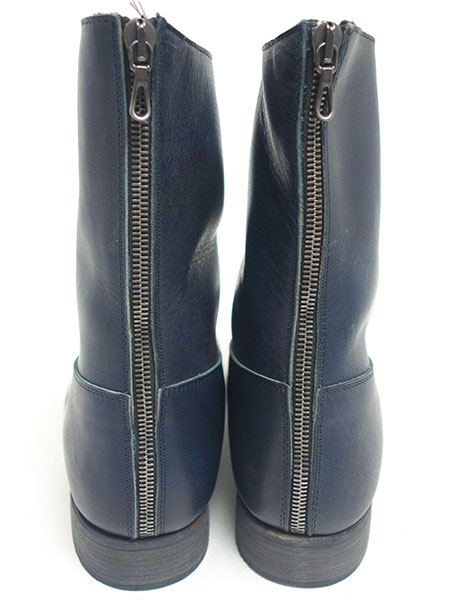 C DIEM S21M Vaqueta back zip boots NAVY