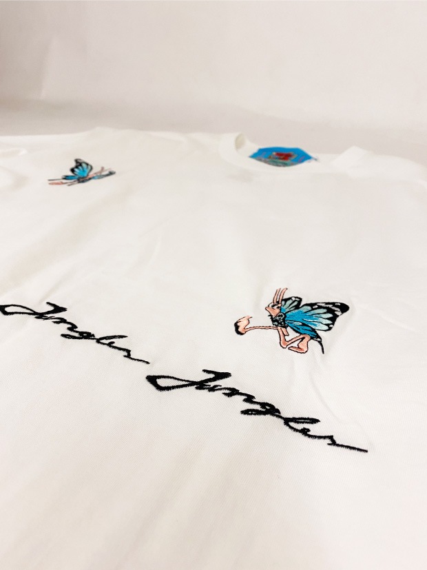 JUNGLES BUTTEFLY GUY  T S/S / WHITE