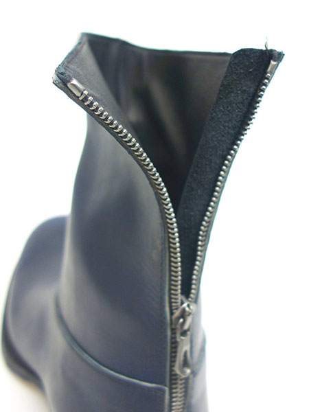 C DIEM S21M Vaqueta back zip boots BLACK