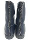 C DIEM S21M Vaqueta back zip boots BLACK