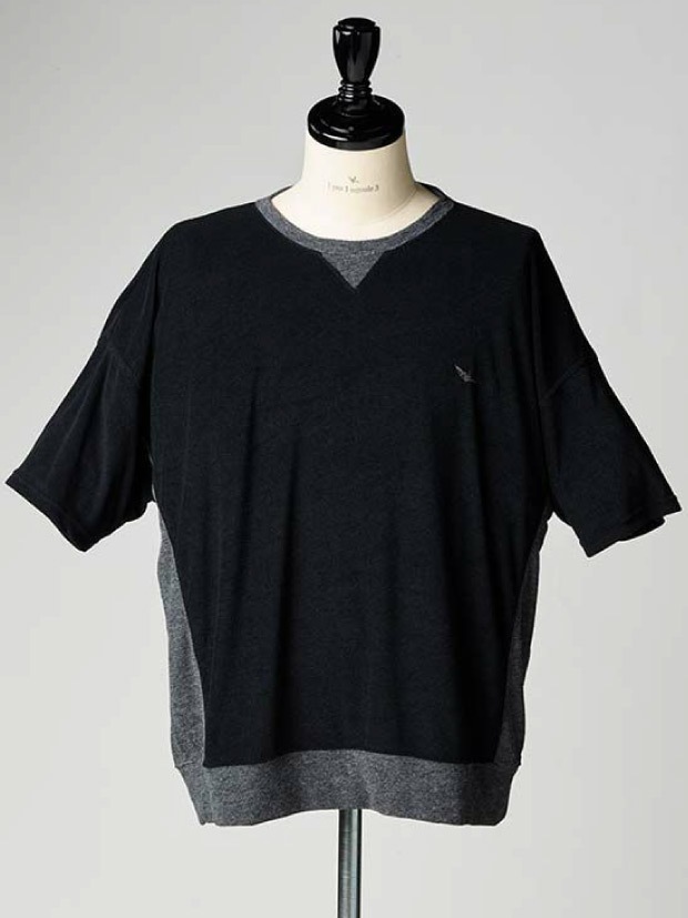 1PIU1UGUALE3 LOUNGE SET (BLACK/D.GRAY)