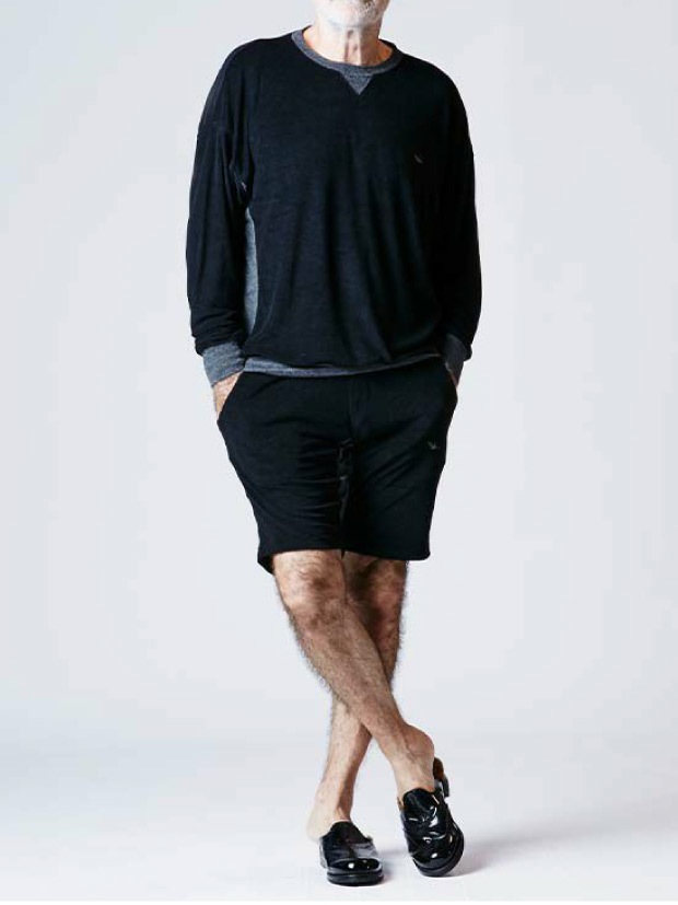 1PIU1UGUALE3 LOUNGE SET (BLACK/D.GRAY)