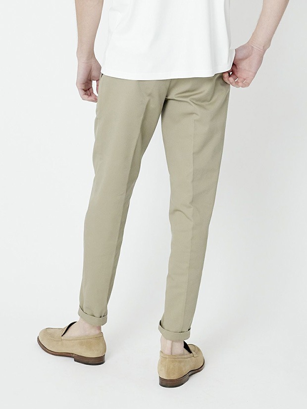 junhashimoto x DICKIES TUCK LESS PANTS / BEIGE