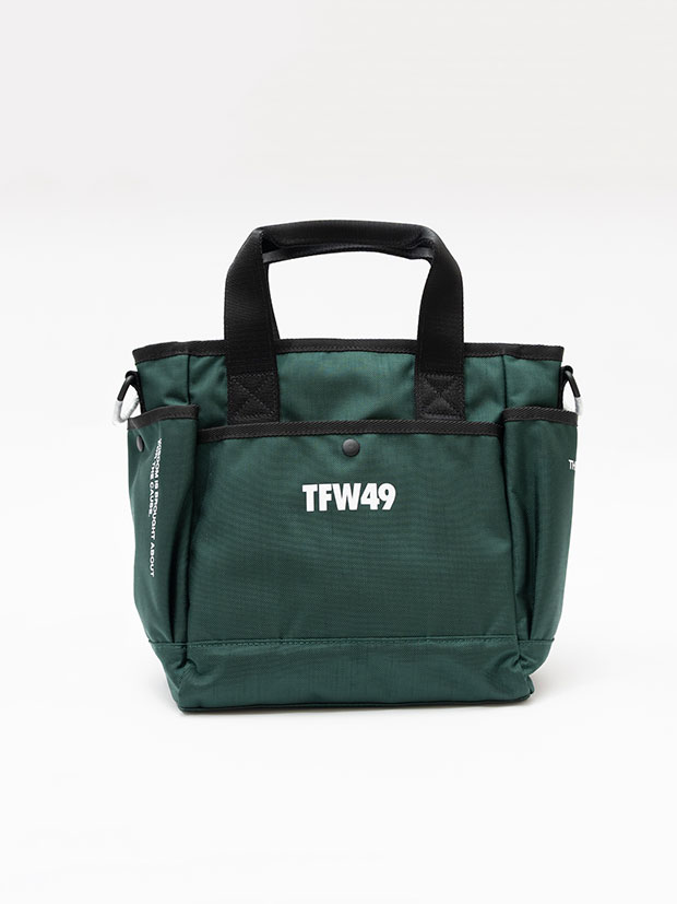 TFW49 NYLON TOTE BAG SMALL / GREEN