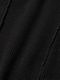 wjk waffle henley  / black
