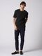 wjk waffle henley  / black
