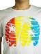 Rolland Berry + rF  S/S TEE PALM FADE White