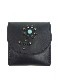 HTC BLACK FLAP COIN&CARD CASE FLOWER TQ BLACK