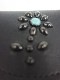 HTC BLACK FLAP COIN&CARD CASE FLOWER TQ BLACK