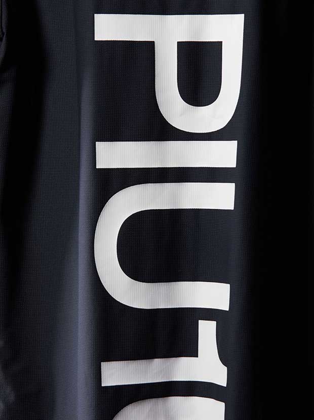 1PIU1UGUALE3 113GOLF FOR SHINGO KATAYAMA PLAIN  POLO / BLACK