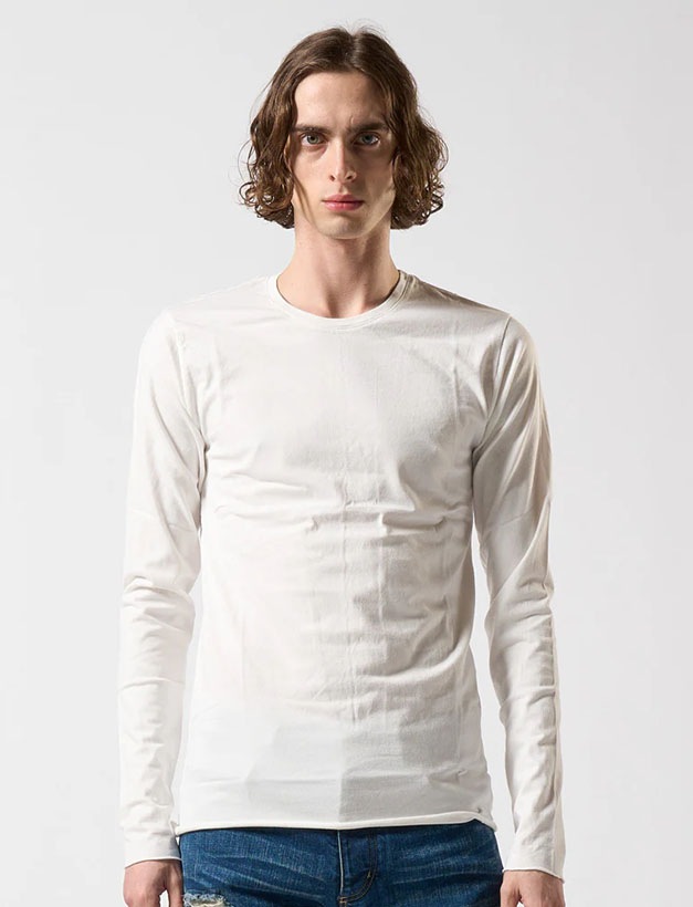wjk 3 in pack-T L/S / WHITE