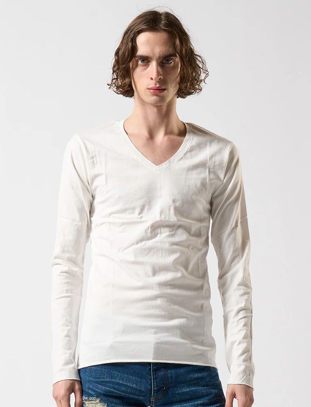 wjk 3 in pack-T L/S / WHITE