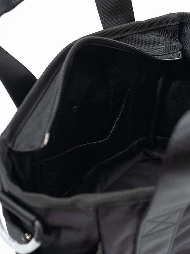 TFW49 NYLON TOTE BAG SMALL / BLACK