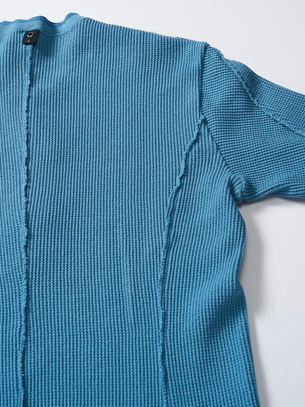 wjk waffle henley  / l.blue