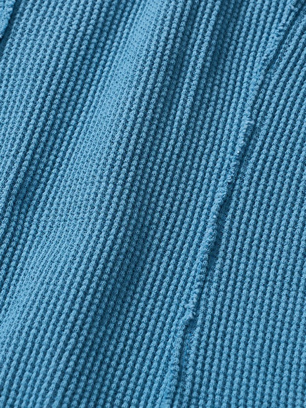 wjk waffle henley  / l.blue