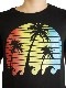 Rolland Berry + rF  S/S TEE PALM FADE Black