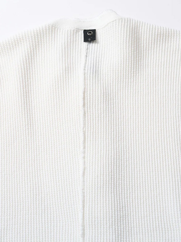 wjk waffle henley  / white
