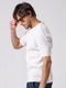 wjk waffle henley  / white