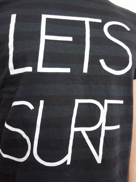 Rolland Berry LET'S SURF TIGHT FIT BLACK STRIPE