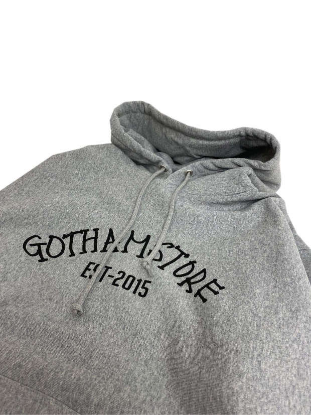 GOTHAM STORE LOGO HOODIE / GREY