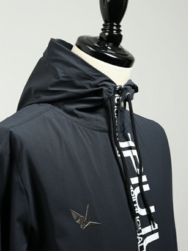 1PIU1UGUALE3 113GOLF WIND BREAKER PARKA / BLACK