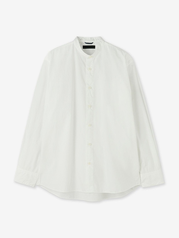 junhashimoto BAND COLLAR SHIRTS / WHITE | junhashimoto